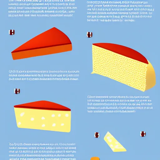 Image similar to isometric layers of swiss cheese, infographic, technical,