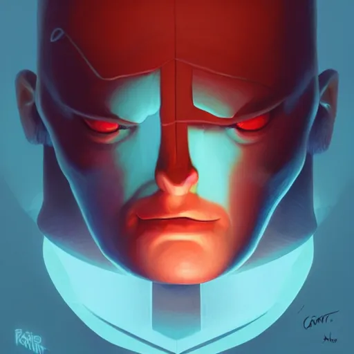 Image similar to face icon stylized minimalist the thing from another world 1 9 5 1, loftis, cory behance hd by jesper ejsing, by rhads, makoto shinkai and lois van baarle, ilya kuvshinov, rossdraws global illumination