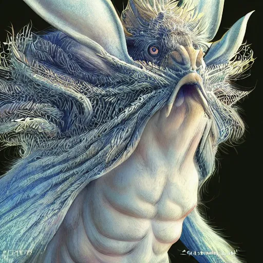 Image similar to a small mythical creature, close shot, stunning detail, highly detailed digital art