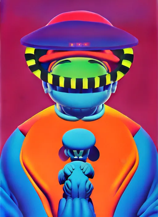 Image similar to hiphop cover by shusei nagaoka, kaws, david rudnick, airbrush on canvas, pastell colours, cell shaded, 8 k,