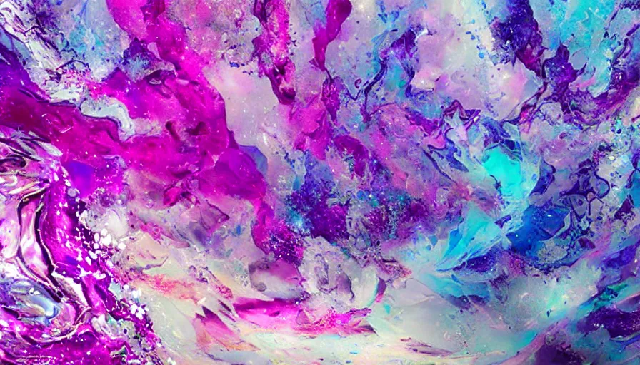 Image similar to imploorchid collapparticles exploding crystal, dolphin orchid accidents projections generative tiffany, dissoldissolglaze カpaint melting, vomyogurt dreamy painting experiments generative, �orchid fluid experiments yoghurt abstractart, sculpted bandcamp nebula watercolour experiments, aquatic generative photographic corrupyoghurt paintings, blizzsculpted digitally crystal abstractart, oblivion marlins liquid crystal yogurt abstractart, aquatic glitch marble dreamy watercolour visualization