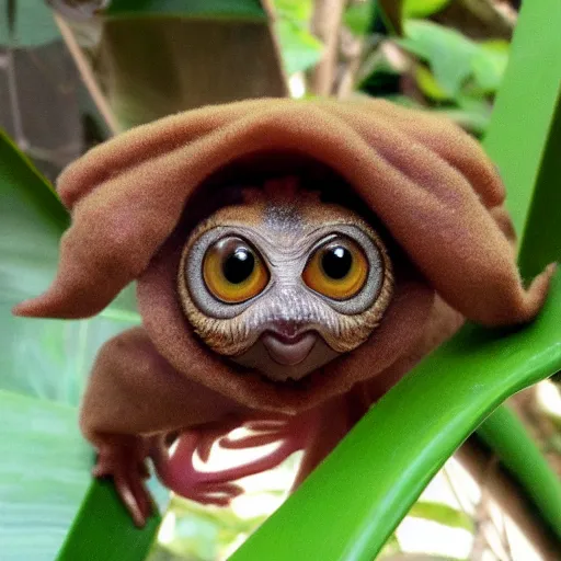 Image similar to tarsier and cthulhu mix