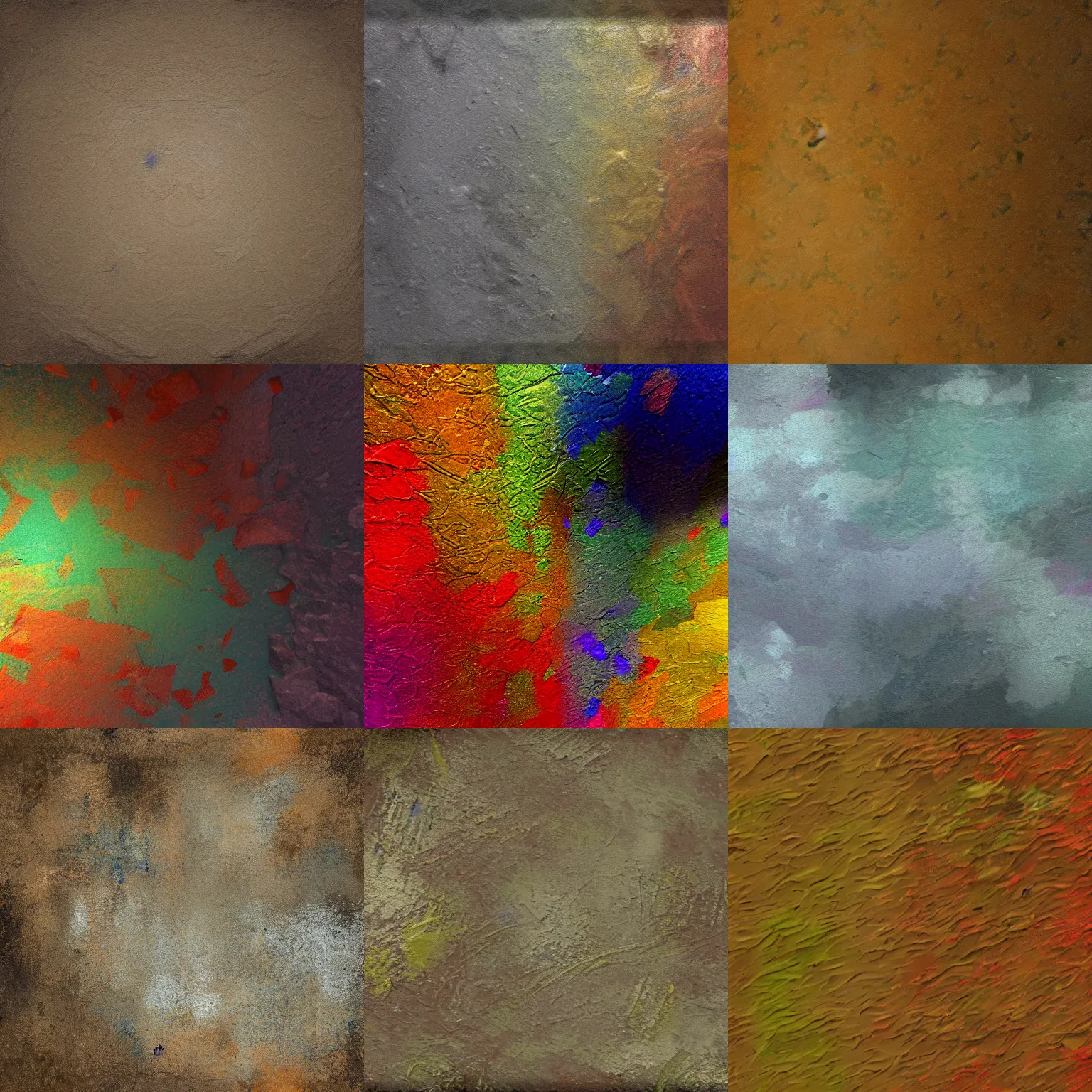 Prompt: painterly texture, video game asset file, game texture