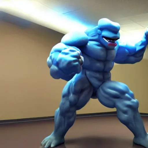 Six Limbed Machamp In Real Life Swings His Four Fists Stable Diffusion Openart