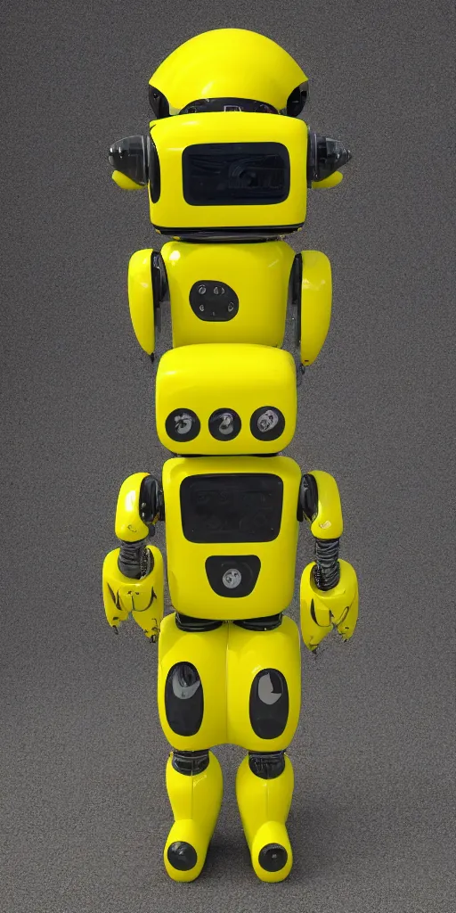 Image similar to futuristic robot banana