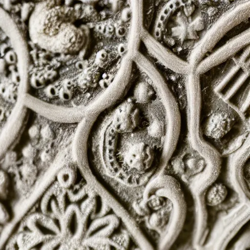 Prompt: Mold. Intricately detailed, 50 mm award winning photograph