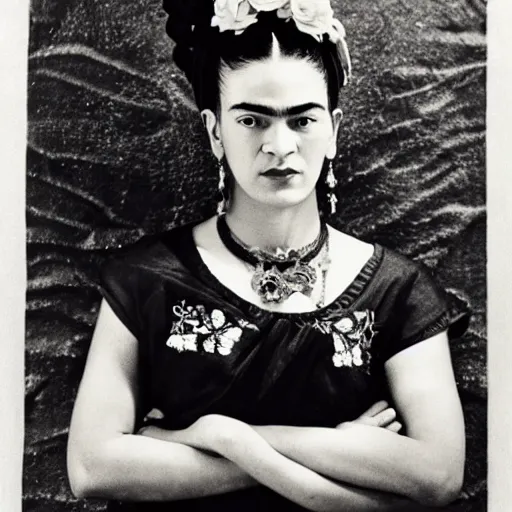 Prompt: pretty Frida Kahlo