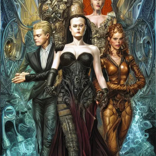 Image similar to Dolores Abernathy, Evan Rachel Wood, by Mark Brooks, by Donato Giancola, by Android Jones