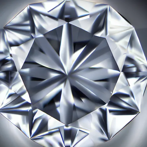 Prompt: a hyper detailed close up photograph of a diamond, sun in the background