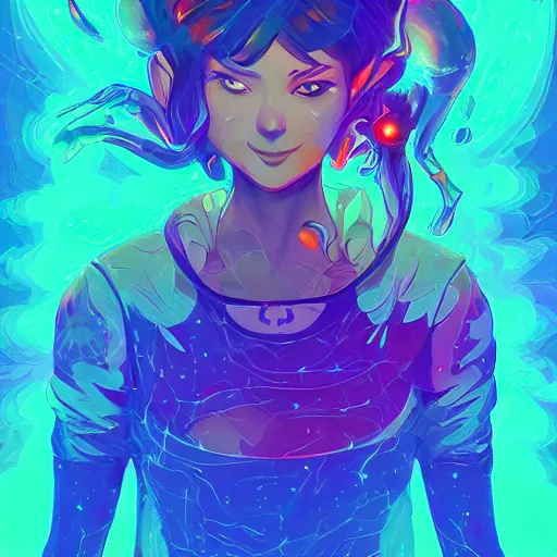 Image similar to skill magic deepdream radiating a glowing aura stuff loot legends stylized digital illustration video game icon artstation lois van baarle, ilya kuvshinov, rossdraws,