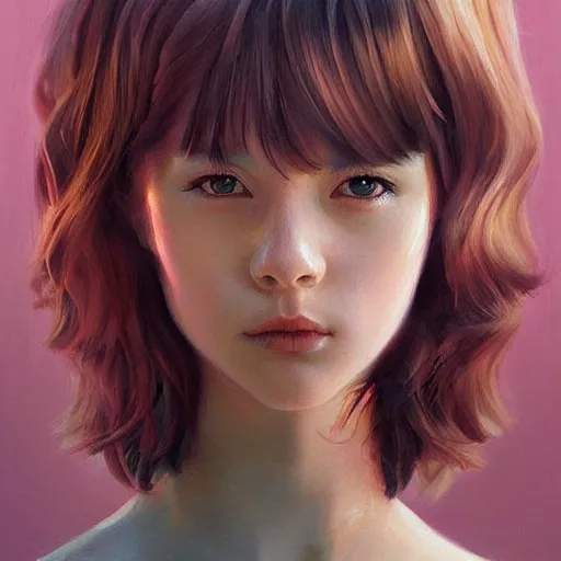 Image similar to a beautiful painting representative of the art style of artgerm and wlop and wes anderson