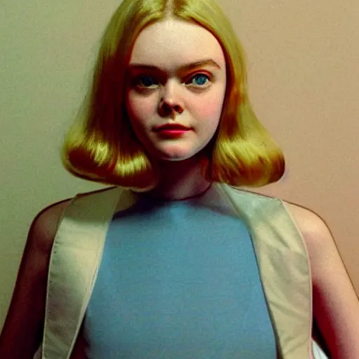 Image similar to “ elle fanning retro minimalist portrait by jean giraud, moebius starwatcher comic, sharp, smooth face, 8 k ”