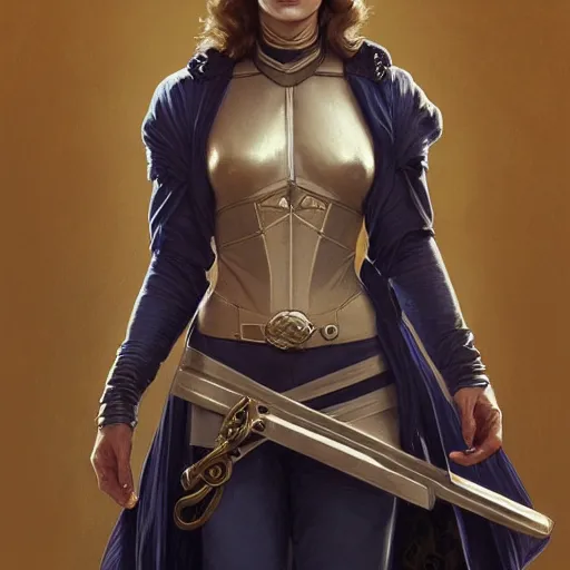 Prompt: Beautiful Emily Blunt as the Invisible Woman, western, D&D, fantasy, intricate, elegant, highly detailed, digital painting, artstation, concept art, matte, sharp focus, illustration, art by Artgerm and Greg Rutkowski and Alphonse Mucha