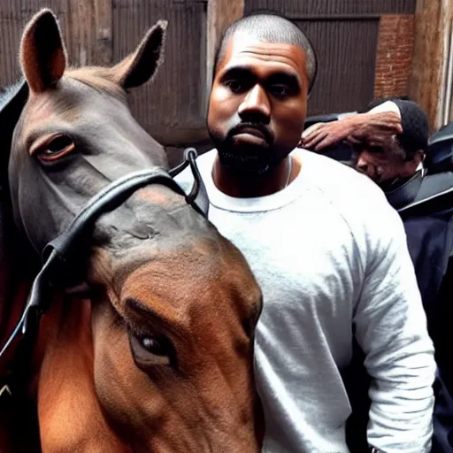 Image similar to centaur as kanye with horsebody, kanye horse, kanye centaur, centaur