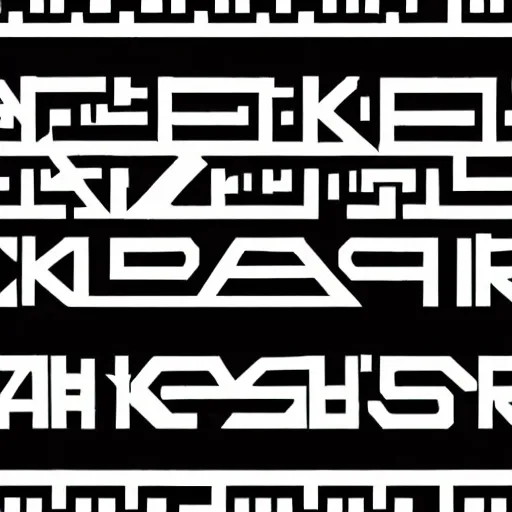 Prompt: black on white graphic design in style of david rudnick, eric hu, guccimaze, acid, y 2 k, 4 k sharpening,