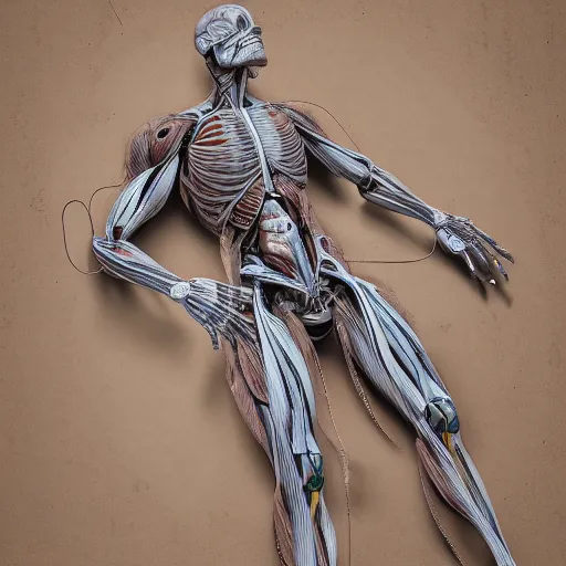 Image similar to A concept of a detailed and intricate design of a full body of human anatomy, 3d design, great finesse organic hyper detailed, calculus, hyperrealistic, ultra detailed, 4K, octane render, unreal engine