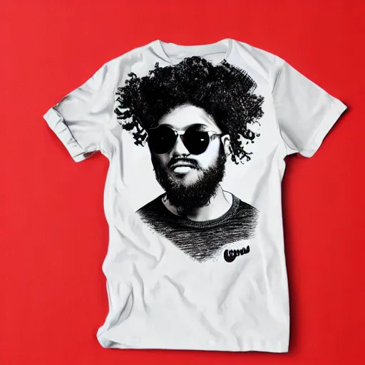 Image similar to reddy fresh T shirt design, studio, white background