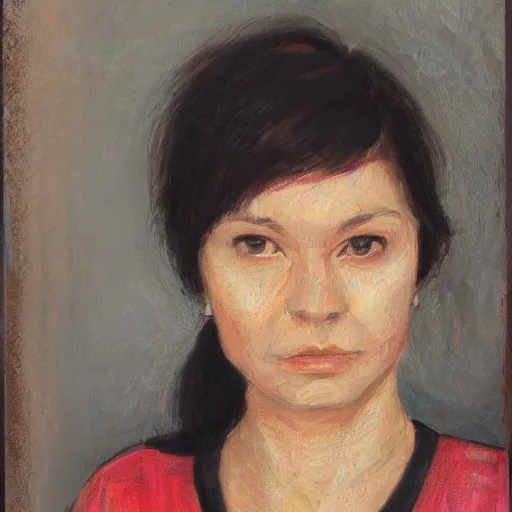 Image similar to a female portrait by alan zandona