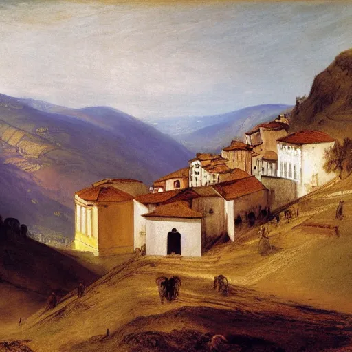 Image similar to ouro preto painted by william turner