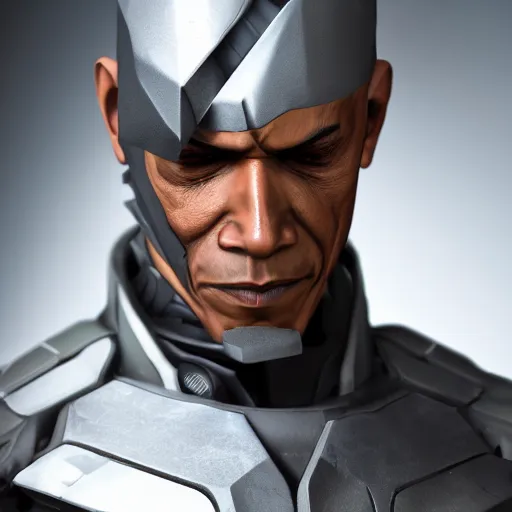 metal gear rising revengeance barack obama, Stable Diffusion