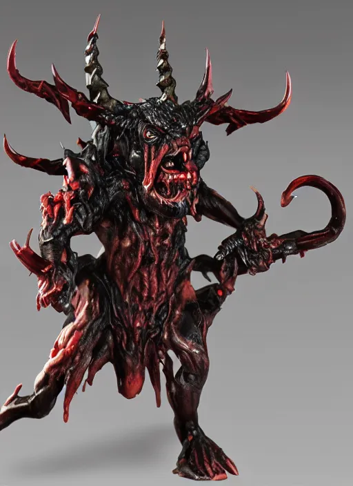 Prompt: 80mm resin detailed miniature of a Demon from hell, Product Introduction Photos, 4K, Full body
