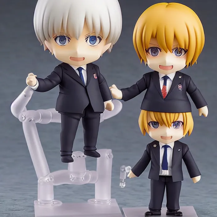 Image similar to Boris Johnson, An anime nendoroid of Boris Johnson, figurine, detailed product photo