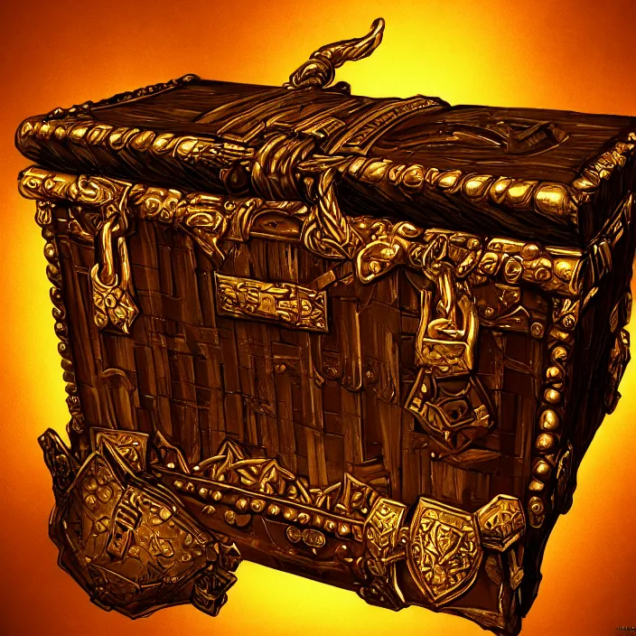 Prompt: cinematic study of a fantasy chest containing gold and gemstones in a dungeon, chalk, masterpiece, trending on artstation, featured on pixiv, cinematic composition, dramatic, beautiful lighting, sharp details, hyper-detailed, HD, HDR, 4K, 8K, art by Basil Gogos