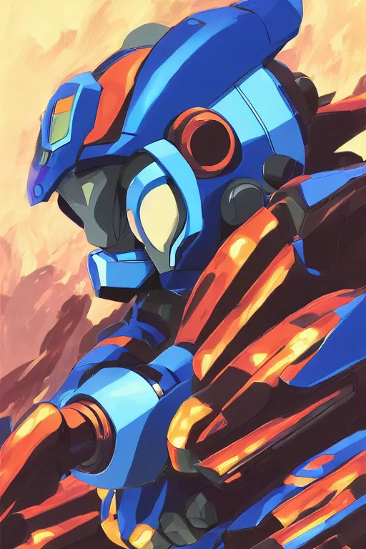 Image similar to robot ninja mask helmet megaman x zero rockman 2 0 2 2 switch game boss legacy collection fanart artsation, art gta 5 comics, behance hd by jesper ejsing, by rhads, makoto shinkai and lois van baarle, ilya kuvshinov, rossdraws global illumination ray tracing