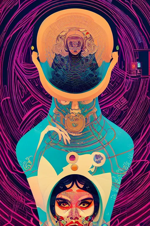 Image similar to portrait of godel's completeness theorem, by tristan eaton, victo ngai, peter mohrbacher, artgerm,