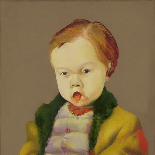 Prompt: the worst painting in existence, worse than a baby with a crayon, absurdist