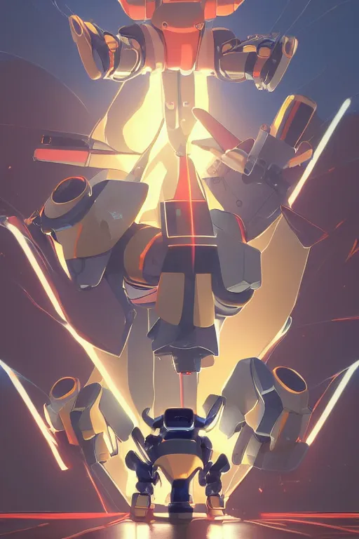 Image similar to metabots medabots medarotto medarot robot minimalist comics, behance hd by jesper ejsing, by rhads, makoto shinkai and lois van baarle, ilya kuvshinov, rossdraws global illumination ray tracing hdr radiating a glowing aura