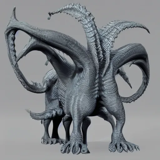 Image similar to 3d model of an eldritch beast