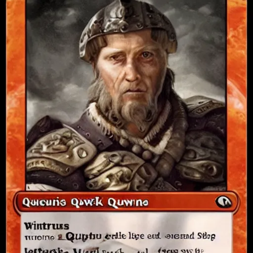 Prompt: Quintus Qworlax