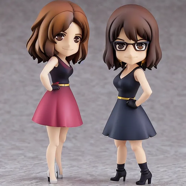 Image similar to tina fey, an anime nendoroid of tina fey, figurine, detailed product photo