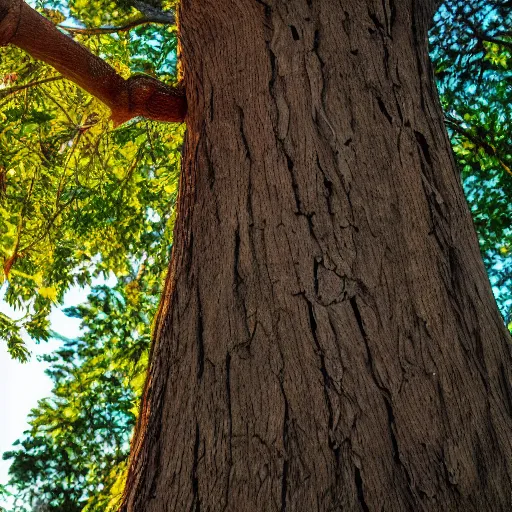 Prompt: a tree with money growing in it instead of leaves, professional color photography, 4 k, sunset setting