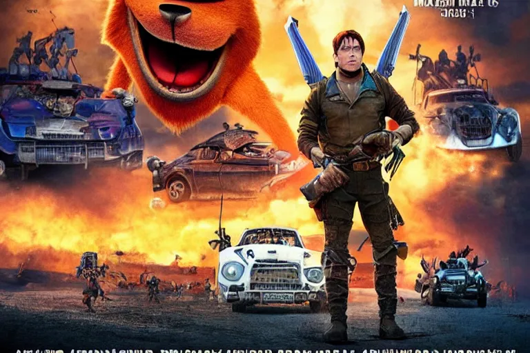 Image similar to nick wilde, heavily armed and armored facing down armageddon in a dark and gritty reboot from the makers of mad max : fury road : witness me