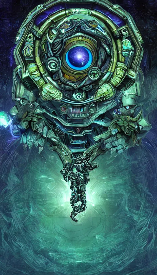 Image similar to psytrance artwork, from starcraft