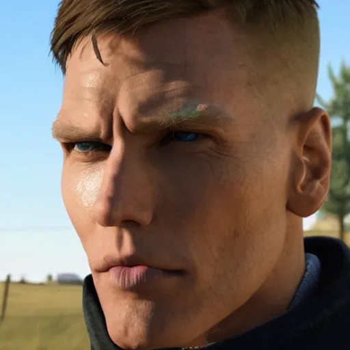 Image similar to Live Action Still of Jerma in Breaking Bad, real life, hyperrealistic, ultra realistic, realistic, highly detailed, epic, HD quality, 8k resolution, body and headshot, film still