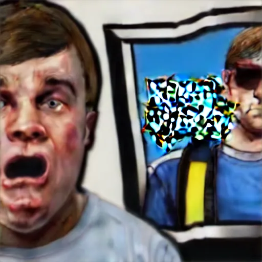 Image similar to mr beast in the gta v loading screen, accurate, detailed