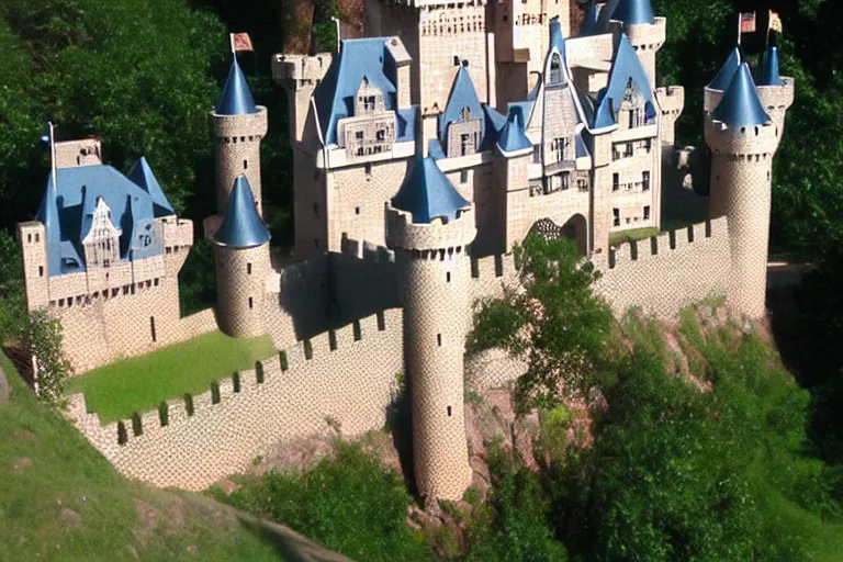 Image similar to a completed castle