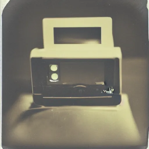 Prompt: A polaroid photo of a dinassaur