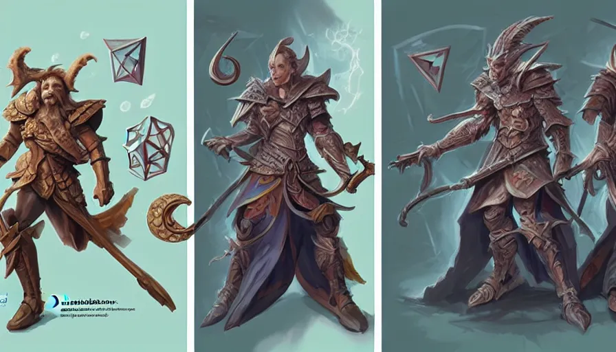Image similar to the two complementary forces that make up all aspects and phenomena of life, by D&D Concept Artists