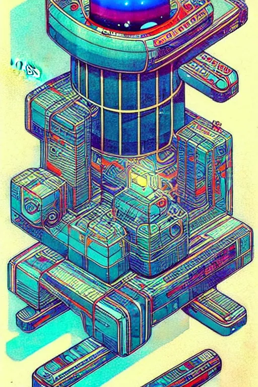 Image similar to design only! ( ( ( ( ( 2 0 5 0 s retro future nuclear reactor core control rods designs borders lines decorations space machine isometric muted colors. ) ) ) ) ) by jean - baptiste monge!!!!!!!!!!!!!!!!!!!!!!!!!!!!!!