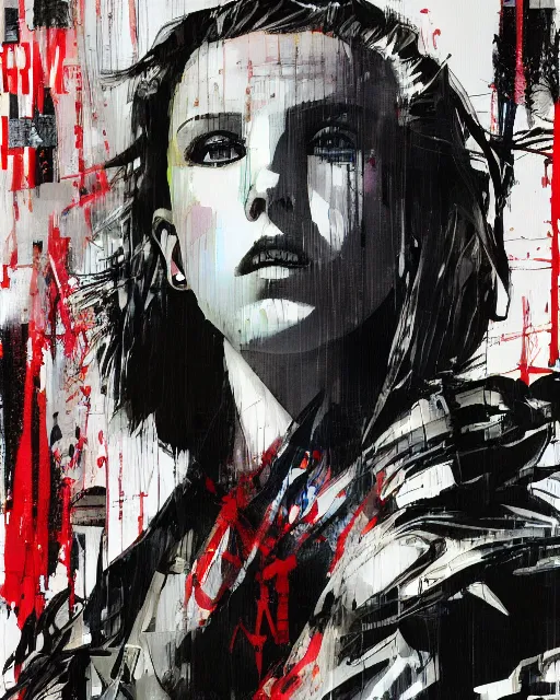 Image similar to millie bobby brown by yoji shinkawa