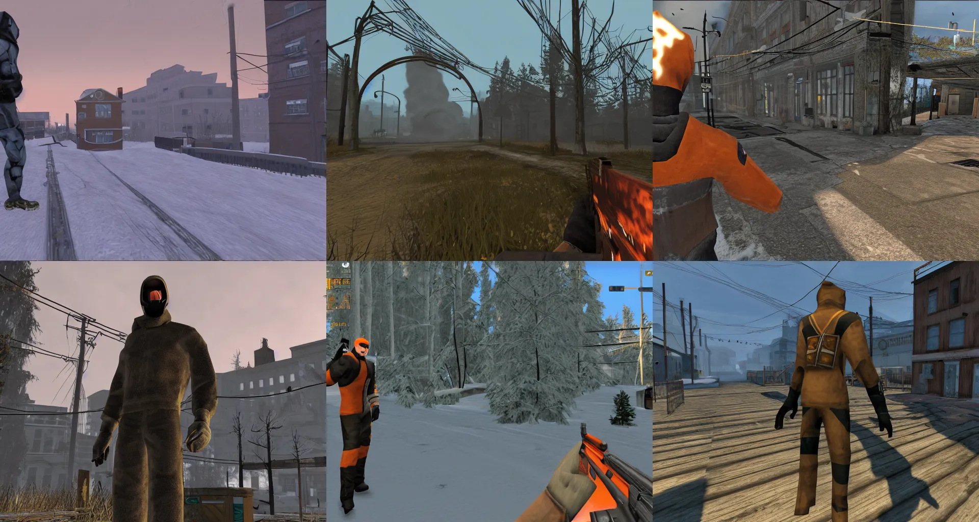 Prompt: screenshot of jerma 9 8 5 in half - life 2