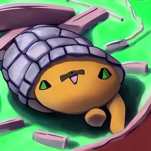 Prompt: A pokemon that looks like A turtle, the shell is a Chinese Hot Pot，Trending on art station. Unreal engine.