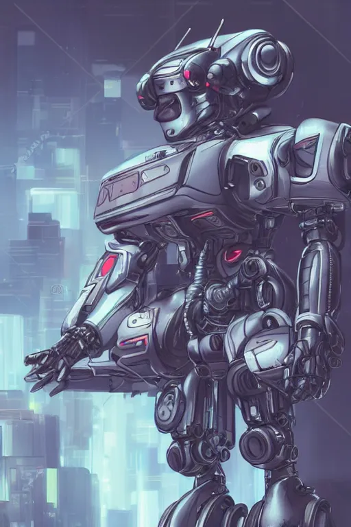 Image similar to Ultra realistic illustration of an mouse piloting a mecha, cyberpunk, sci-fi fantasy