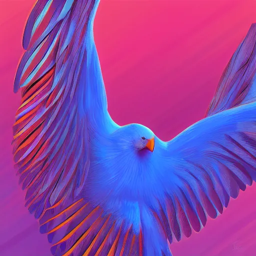 Image similar to dream explorer birdie, digital art, high res, astonishing detail, smooth lines, amazing composition