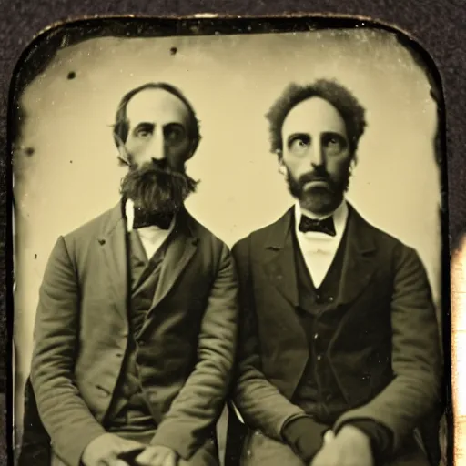 Image similar to tintype photo of