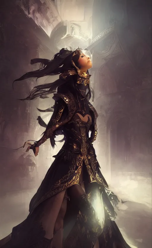 Image similar to Alchemy Imperial Princess knight gothic girl, volumetric lighting, digital painting, highly detailed, artstation, sharp focus, illustration, concept art, ruan jia, steve mccurry